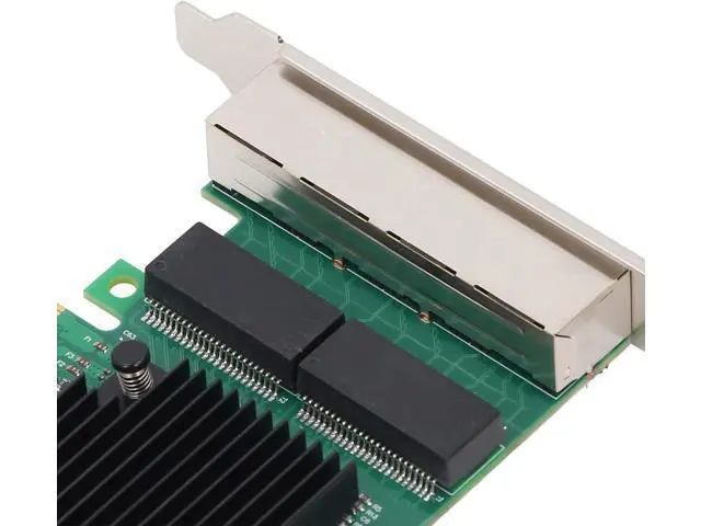 Alt view image 7 of 7 - PCIe X4 Gigabit Network Card, 4 Port 1000Mbps Ethernet Adapter, for Desktop PC, Workstation, Server with 8 LED Indicators, Supports Wins Server, VMware
