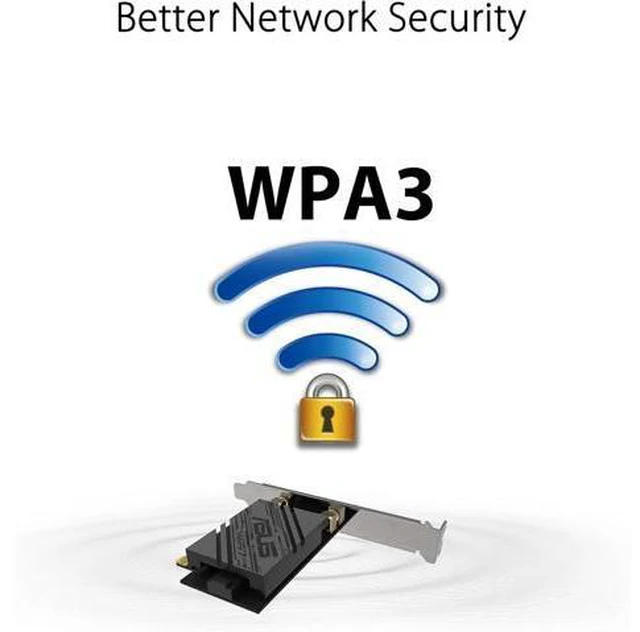 Alt view image 6 of 7 - ASUS PCE-BE92BT WiFi 7 PCI-E Adapter with 2 External Antennas. Supporting 6GHz Band, 320MHz, Bluetooth 5.4, WPA3 Network Security, OFDMA and MU-MIMO, only Compatible with Intel motherboards