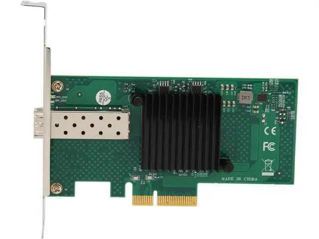 Alt view image 3 of 7 - 10000Mbps PCIe Network Card with 82599EN Chip, Gigabit Ethernet Server Adapter, PCI Express X4 Interface, SFP LC Optical Connectivity, Supports Multiple OS for Stable Long Distan