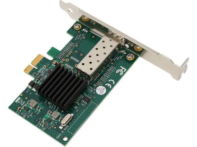 Alt view image 5 of 7 - PCIe X1 Single SFP Port Network Card, 1000Mbps LC Port, PCI Express Ethernet LAN Adapter, Compatible with Linux, Featuring Gigabit Ethernet Technology, Energy Efficient