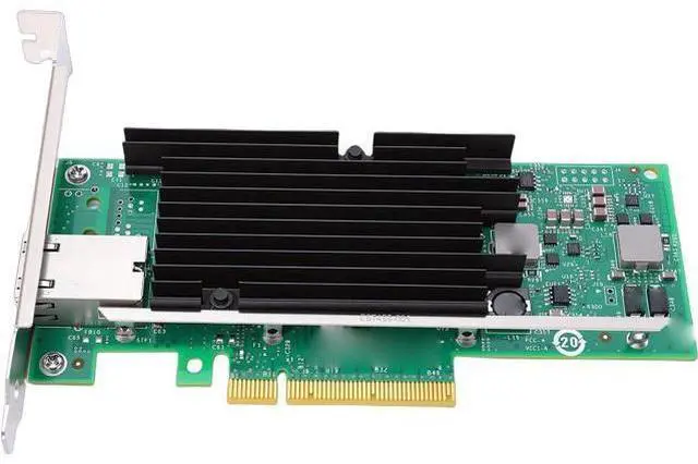 Main image of LICAEVEY 10Gb PCIe Network Card, Single RJ45 Port Ethernet Adapter with X540 T1 Controller Chip and Intelligent Offload Technology, for VMware Servers and Data Centers