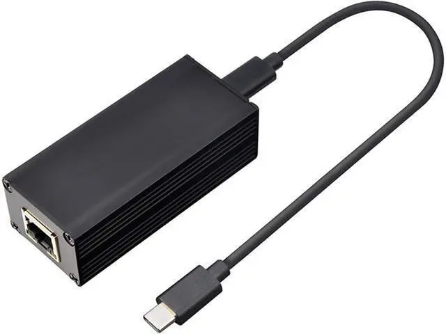 Alt view image 6 of 7 - 1000Mbps Gigabit PoEs Ethernet Adapter Type C to RJ45 Converters for Data Transmission PoEs Ethernet Adapter