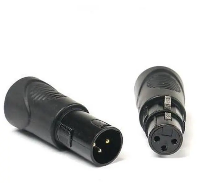 Alt view image 2 of 4 - VRL DMX to RJ45 Cat5 Ethernet to 3 Pin XLR Female & Male Extension Adapter Set