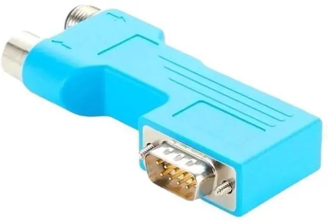 Main image of DP Bus PLC Connector with Programming Port DB9 to M12 B-Code 5Pin S7 Compatible(PCM-0630)