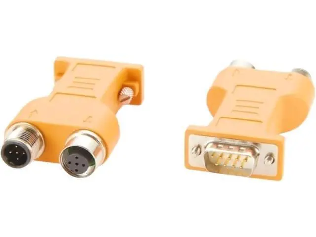 Alt view image 2 of 7 - DP Bus PLC Connector with Programming Port DB9 to M12 B-Code 5Pin S7 Compatible(PCM-0630)