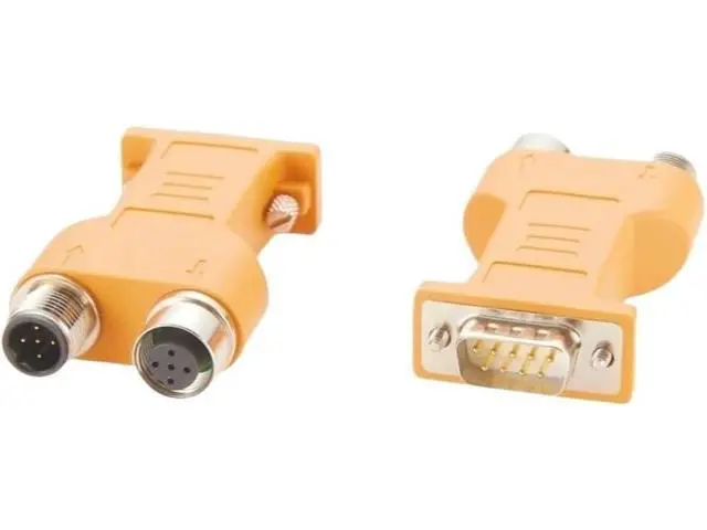 Alt view image 3 of 7 - DP Bus PLC Connector with Programming Port DB9 to M12 B-Code 5Pin S7 Compatible(PCM-0630)