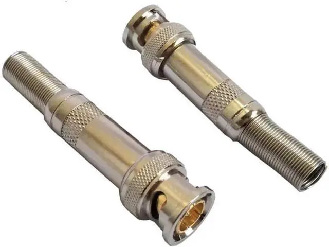 Alt view image 3 of 6 - 10PCS Special BNC Video Connector for Monitoring Engineering, Pure Copper Core, BNC/Q9 Head, 75-3/4/5 Video Connector