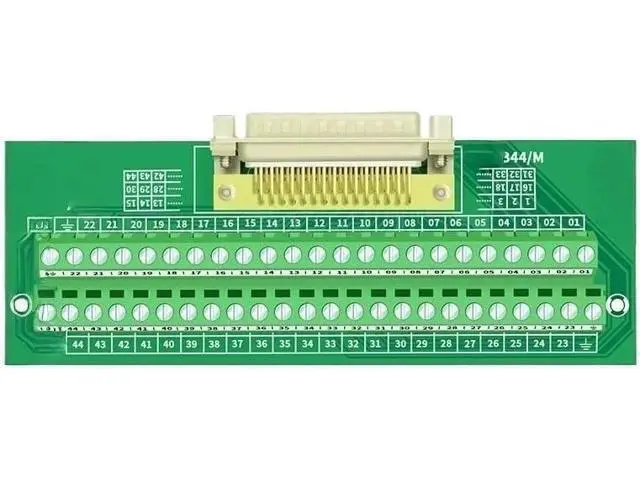 Alt view image 6 of 7 - Sample Rail Mounting DB44 D-Sub DIN Rail Mount Interface Module Horizontal Type(Silver)