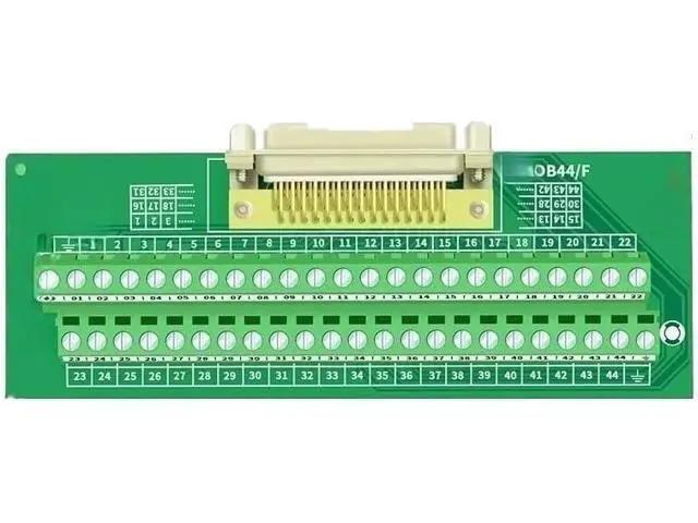 Alt view image 7 of 7 - Sample Rail Mounting DB44 D-Sub DIN Rail Mount Interface Module Horizontal Type(Silver)