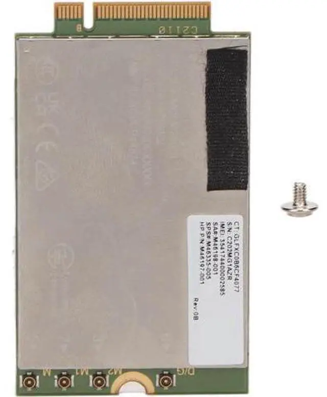 Main image of FM350-GL 5G LTE M.2 Network Card Module, WCDMA 4x4 MIMO GNSS Network Card, 4.67Gbps Downlink 1.25Gbps Uplink, Network Card for X360 830 840 850 G7 Laptop