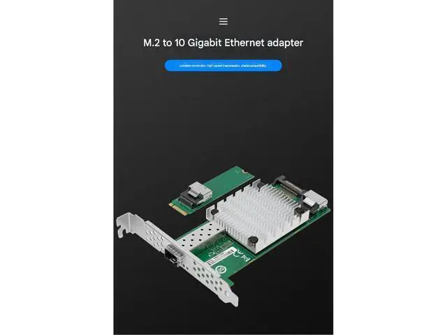 Alt view image 3 of 7 - Flexible 10Gbps Ethernet Card Single SFP+ Port Multiple Module for High Bandwidth Servers Configuration Server Networking Card
