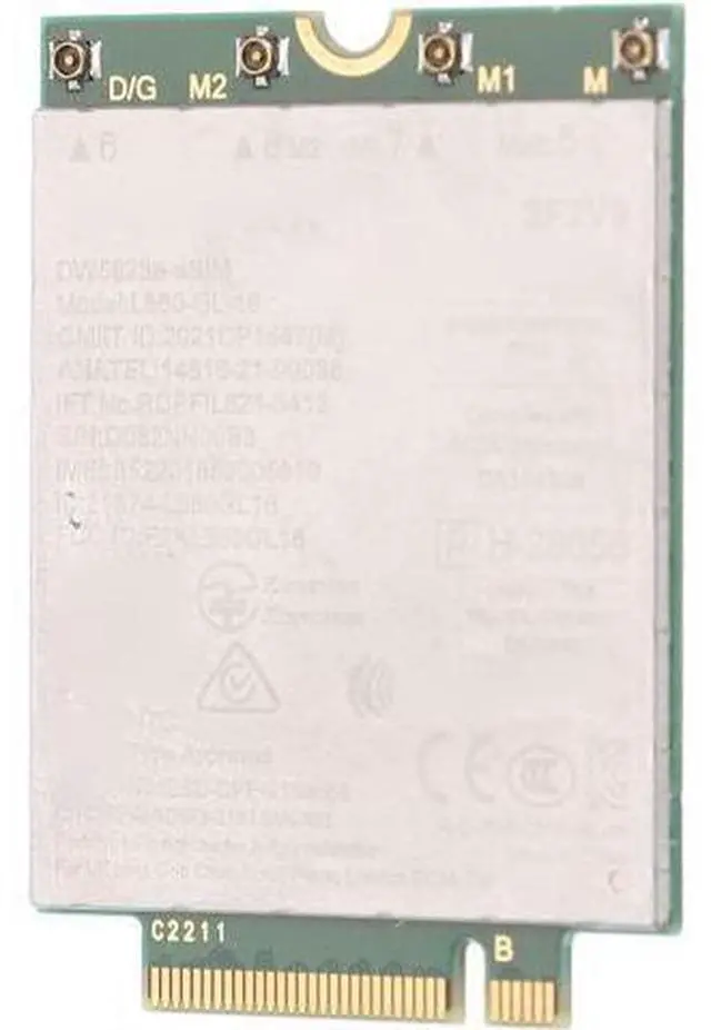 Main image of 4G LTE Module Network Card, L860 GL 16 DW5823E ESIM NGFF M.2 with 1Gbps Internet Speed for Latitude 3440 3540 7440, 4G LTE Network Card for Precision 3480 3581, Multiple Bands