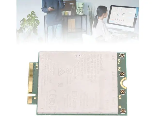 Alt view image 7 of 7 - 4G LTE Module Network Card, L860 GL 16 DW5823E ESIM NGFF M.2 with 1Gbps Internet Speed for Latitude 3440 3540 7440, 4G LTE Network Card for Precision 3480 3581, Multiple Bands