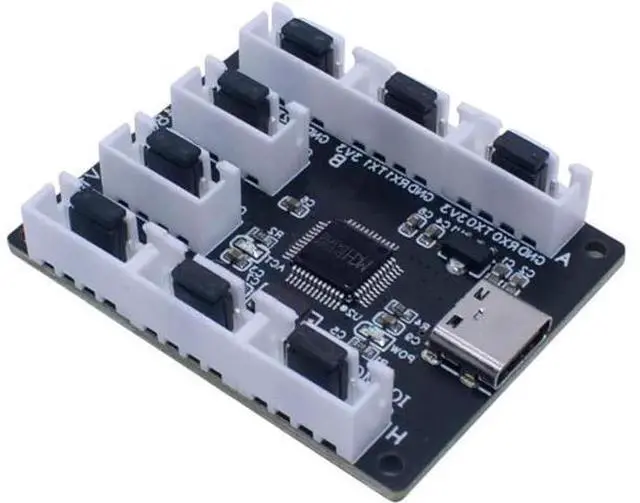 Main image of 8-Channel USaB to Serial Port Module Ch348Q Type-C Port Expansion Board