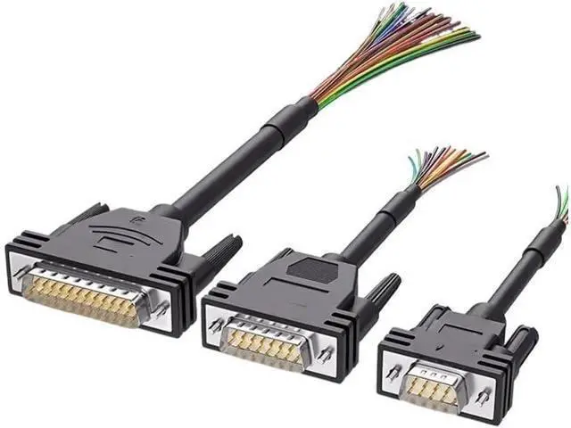 Alt view image 2 of 7 - DB9 DB15 DB25 Single Head Serial Port Wire Copper Gold-Plated 9/15/25Pin Connector DB9/15/25 Connecting Line(DB9-F,AS Show_5M_AS Show)