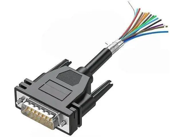 Alt view image 4 of 7 - DB9 DB15 DB25 Single Head Serial Port Wire Copper Gold-Plated 9/15/25Pin Connector DB9/15/25 Connecting Line(DB9-F,AS Show_5M_AS Show)