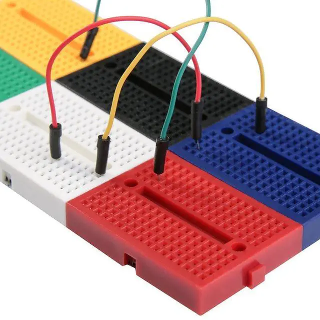 Alt view image 2 of 7 - ELEGOO Mini Breadboard Kit 6-Pack, 170-Point Solderless Prototype Boards