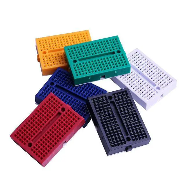 Alt view image 5 of 7 - ELEGOO Mini Breadboard Kit 6-Pack, 170-Point Solderless Prototype Boards
