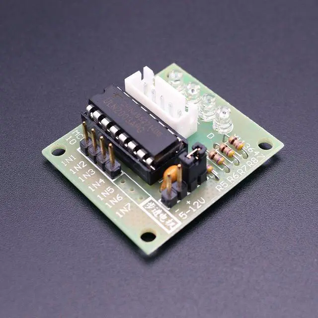 Alt view image 2 of 5 - ELEGOO 5 Sets 28BYJ-48 ULN2003 5V Stepper Motor with ULN2003 Driver Board
