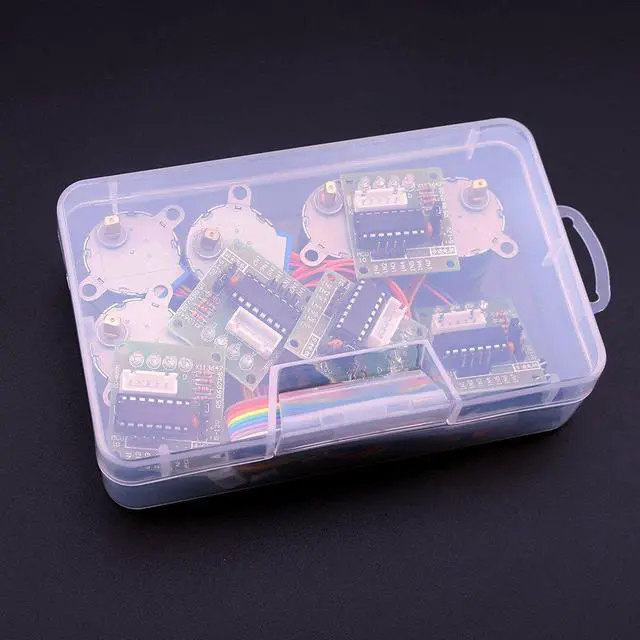 Alt view image 4 of 5 - ELEGOO 5 Sets 28BYJ-48 ULN2003 5V Stepper Motor with ULN2003 Driver Board