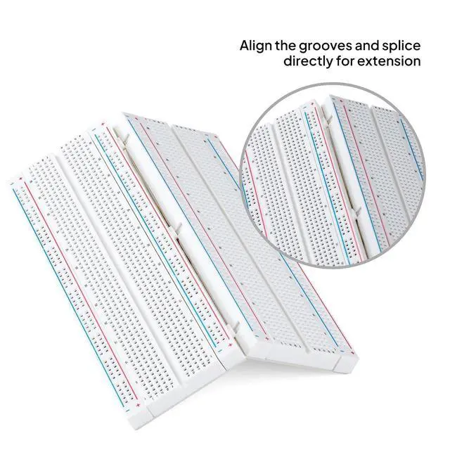 Alt view image 7 of 7 - ELEGOO 830-Point Breadboard Kit with UNO Basic Kit STEM Project Bundle