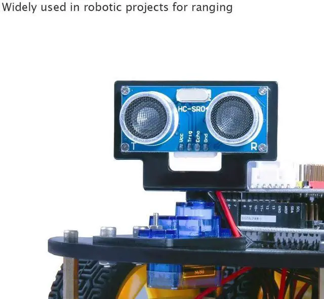 Alt view image 4 of 7 - ELEGOO UNO R4 WiFi Starter Kit and 5PCS Ultrasonic Sensor Bundle for STEM