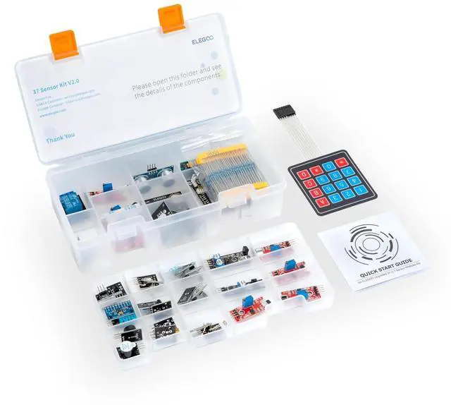 Alt view image 2 of 7 - ELEGOO 400-Point Breadboard Kit and Sensor Kit Project Bundle for STEM