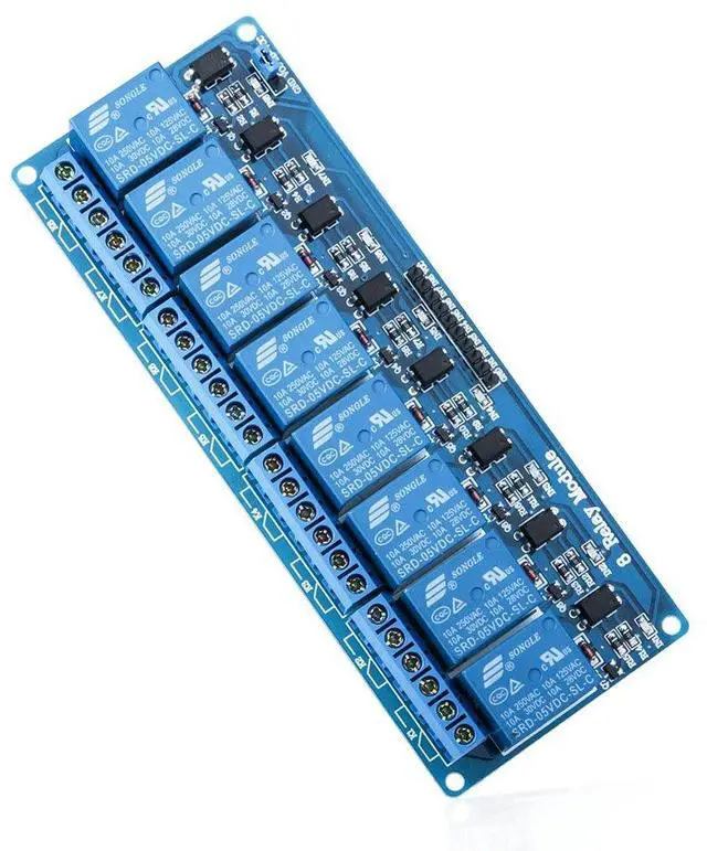 Alt view image 6 of 7 - ELEGOO 4 Channel Relay Module and 8-Channel Relay Module Bundle, for Automation, Switching Experiments, Control Projects and Electronics Labs