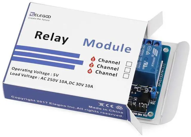 Alt view image 5 of 7 - ELEGOO 4-Channel Relay Module and UNO R3 Board, for Automation, Switching Experiments, Control Projects and Electronics Labs