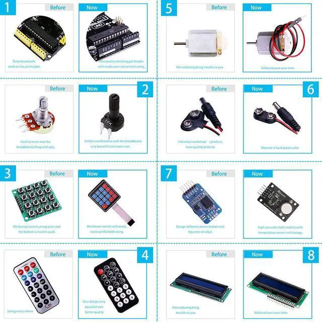 Alt view image 4 of 7 - ELEGOO 400-Point Breadboard Kit and UNO R3 Kit Project Bundle for STEM