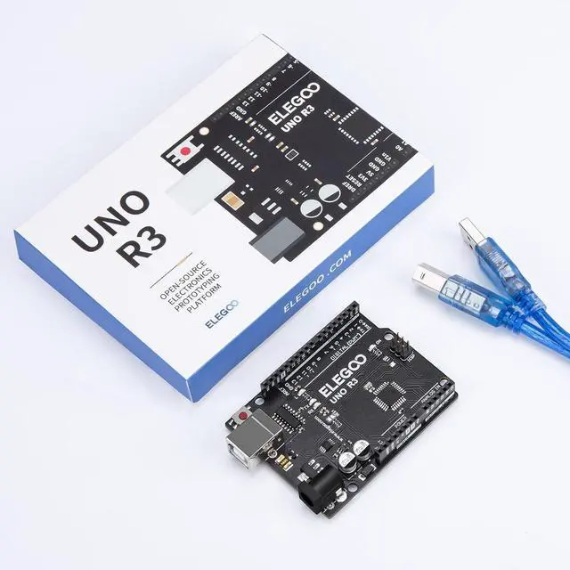 Alt view image 4 of 7 - ELEGOO UNO R3 Controller Board and 235-Piece Parts Kit Bundle for STEM