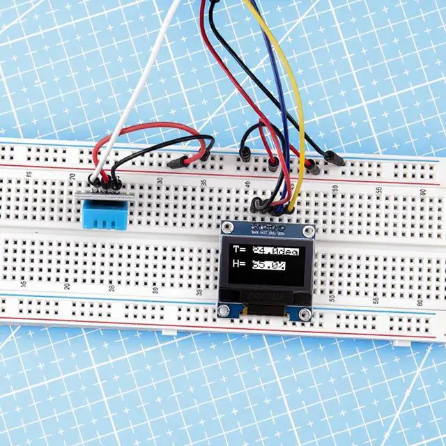 Alt view image 5 of 7 - ELEGOO 3PCS OLED Modules and Electronic Fun Kit, for Visual Interfaces, Sensor Readouts, IoT Dashboards and DIY Coding Projects