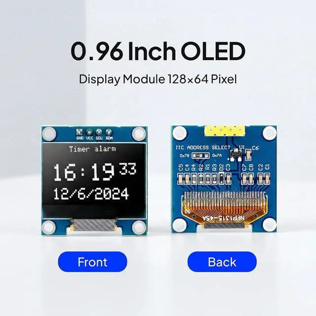 Alt view image 6 of 7 - ELEGOO White OLED Modules and UNO R4 WiFi Kit Bundle for STEM Projects