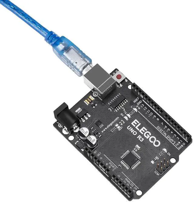 Alt view image 3 of 7 - ELEGOO UNO R3 CH340C Board and 5PCS Ultrasonic Sensors, for Sensors, Smart Devices, Robotics, STEM Learning and DIY Electronics