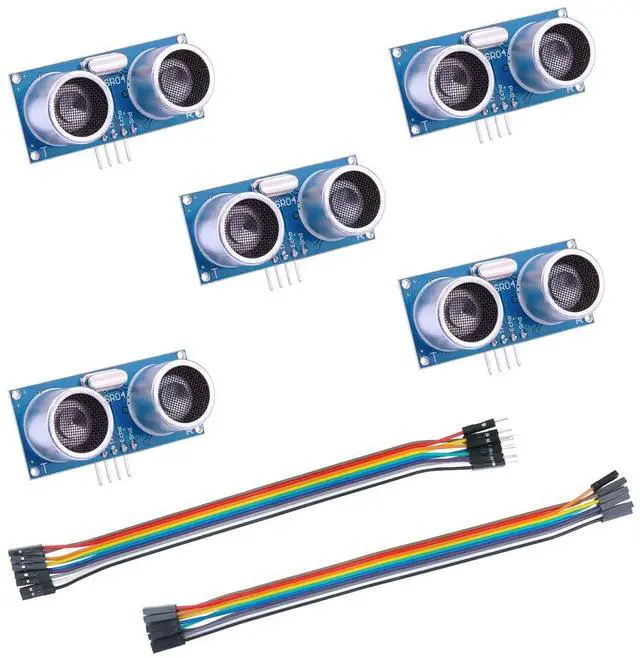 Alt view image 6 of 7 - ELEGOO UNO R3 CH340C Board and 5PCS Ultrasonic Sensors, for Sensors, Smart Devices, Robotics, STEM Learning and DIY Electronics