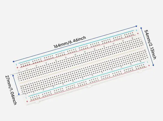 Alt view image 6 of 7 - ELEGOO UNO R3 CH340C Board and 3PCS 830-Point Boards, for Breadboard Circuits, Prototyping, STEM Labs and Electronics Practice