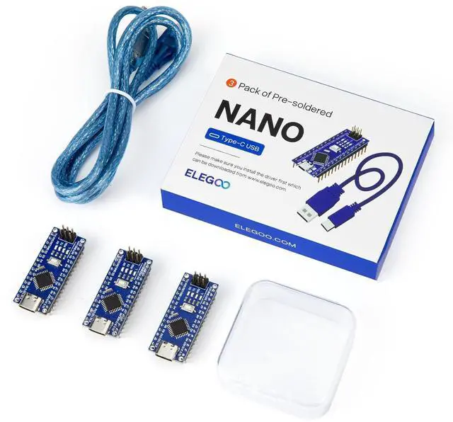 Alt view image 7 of 7 - ELEGOO USB-C Nano Boards with ESP-32 USB-C Boards STEM Project Bundle
