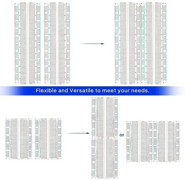 Alt view image 5 of 7 - ELEGOO 4pc Breadboard Kit with 235pcs Fun Kit Bundle for STEM Projects