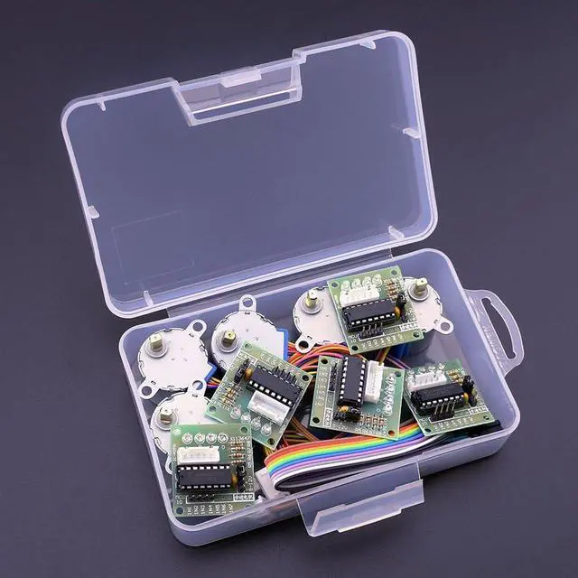 Alt view image 5 of 7 - ELEGOO 5 Sets Stepper Motors and UNO R3 Board Bundle, for Stepper Motor Control, Robotics, Motion Projects and STEM Learning