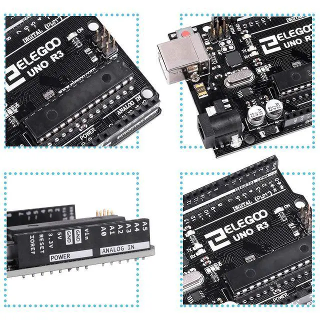 Alt view image 6 of 7 - ELEGOO 5 Sets Stepper Motors and UNO R3 Board Bundle, for Stepper Motor Control, Robotics, Motion Projects and STEM Learning