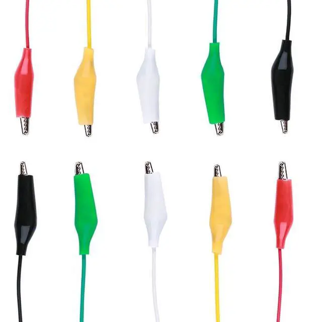 Alt view image 7 of 7 - ELEGOO Alligator Clip Test Leads with ESP32 Boards STEM Project Bundle