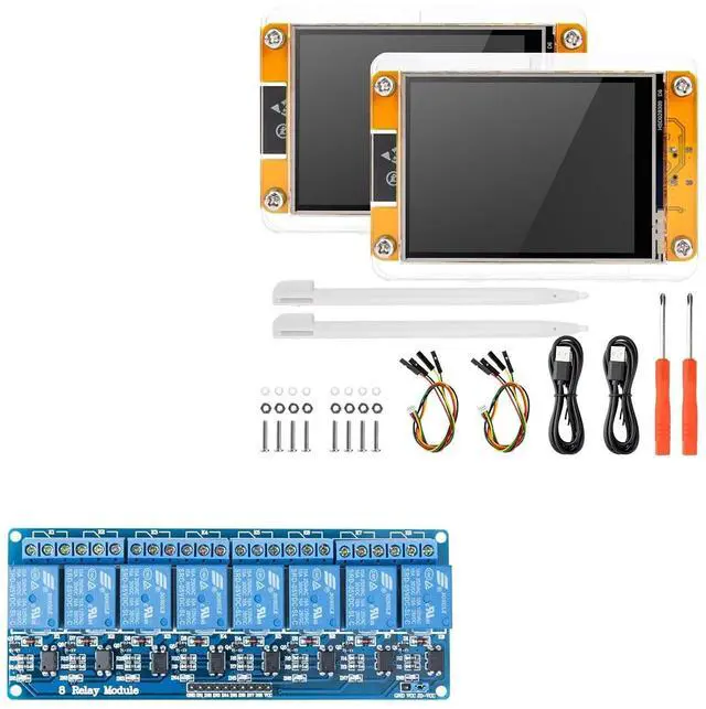 Main image of ELEGOO 8 Channel Relay Module and ESP32 Screens Project Bundle for STEM