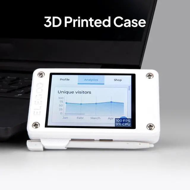 Alt view image 6 of 7 - ELEGOO ESP32 Screens and 37-in-1 Sensor Kit Electronics Project Bundle