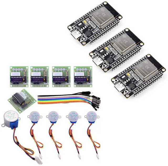 Main image of ELEGOO Stepper Kit with ESP-32 USB-C Boards Electronics Project Bundle