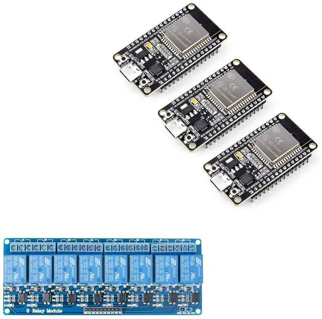 Main image of ELEGOO 8 Channel Relay Module and ESP32 Boards Project Bundle for STEM