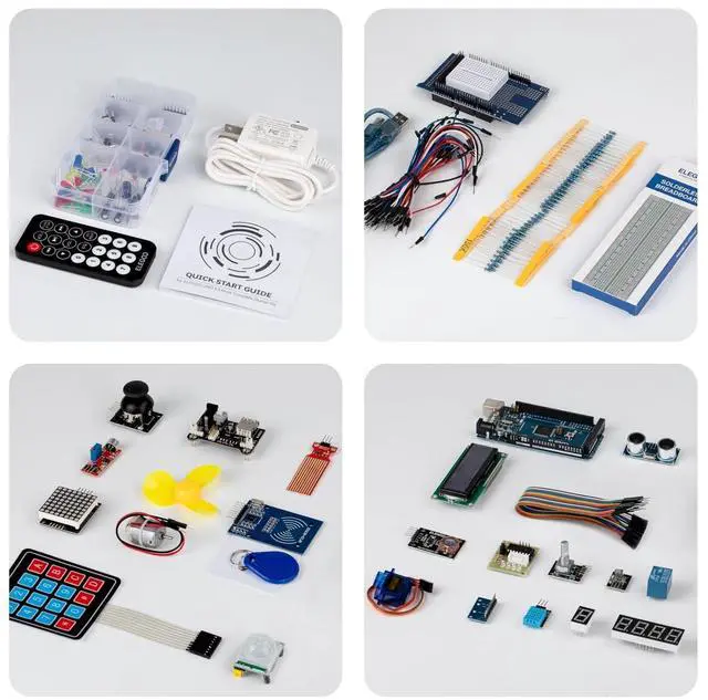 Alt view image 5 of 7 - ELEGOO MEGA R3 Starter Kit with ESP32 Screens Bundle for STEM Projects