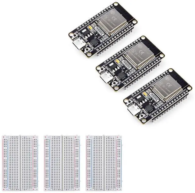 Main image of ELEGOO 400-Point Breadboard Kit with ESP32 Boards STEM Project Bundle