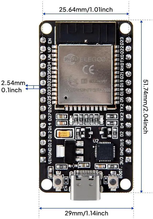 Alt view image 3 of 7 - ELEGOO 400-Point Breadboard Kit with ESP32 Boards STEM Project Bundle