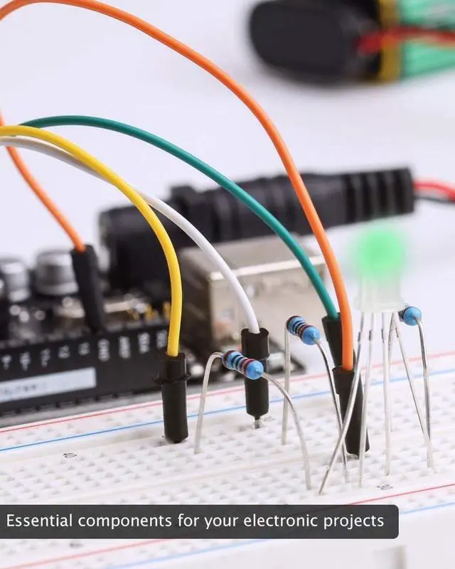 Alt view image 5 of 7 - ELEGOO 17-Value Resistor Kit and ESP32 Boards Bundle for STEM Projects