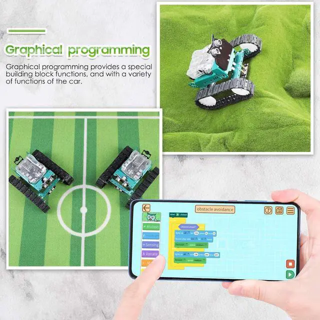 Alt view image 5 of 7 - ELEGOO OwlBot V2 Robot Kit and ESP-32 USB-C Boards STEM Project Bundle